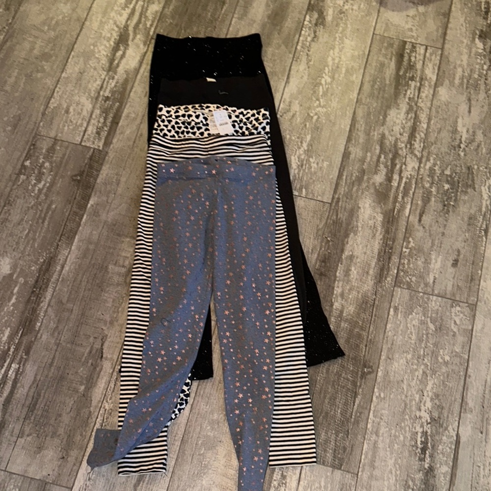 Different colored and patterned Leggings